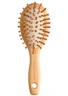 Щітка для волосся бамбукова маленька Touch Detangle Massage XS