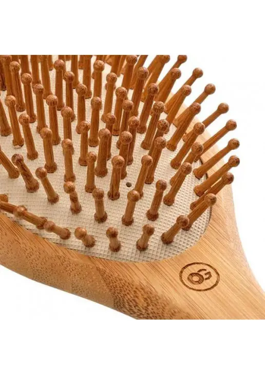 Щітка для волосся бамбукова овальна Touch Detangle Massage M - фото 3
