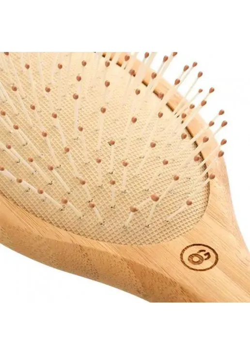 Щітка для волосся бамбукова овальна Touch Detangle Nylon M - фото 2