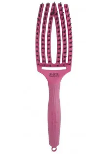 Массажная щетка для волос FingerBrush Combo Medium Hot Pink по цене 500₴  в категории Массажеры