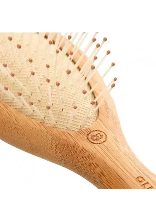 Щітка для волосся бамбукова маленька Touch Detangle Nylon XS - фото 2