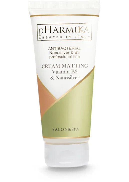Матуючий крем для обличчя Cream Matting Vitamin B3 & Nanosilver - фото 1