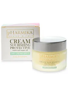 Крем живильний захисний Cream Nourishing Protective Mink And Argan Oil SPF 15 за ціною 575₴  у категорії Pharmika