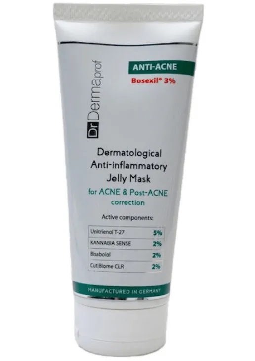 Дерматологічна протизапальна маска-желе для корекції акне та постакне Dermatological Anti-inflammatory Jelly Mask - фото 1