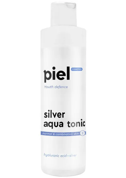 Тонік для зволоження нормальної та комбінованої шкіри Silver Aqua Tonic - фото 1
