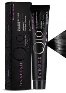 Безаммиачная крем-краска Permanent Colouring №1 Black по цене 395₴  в категории Краска для волос Серия Hairgenie Q10