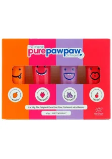 Купити Pure Paw Paw Набір відновлюючих бальзамів для губ Ointment Four Pack вигідна ціна