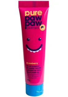 Відновлюючий бальзам для губ Ointment Strawberry за ціною 215₴  у категорії Засоби для догляду за губами Бренд Pure Paw Paw