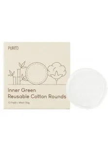 Многоразовые диски для очищения лица Inner Green Reusable Cotton Rounds
