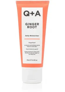 Зволожуючий крем для обличчя Ginger Root Daily Moisturiser за ціною 444₴  у категорії Q+A Призначення Зволоження