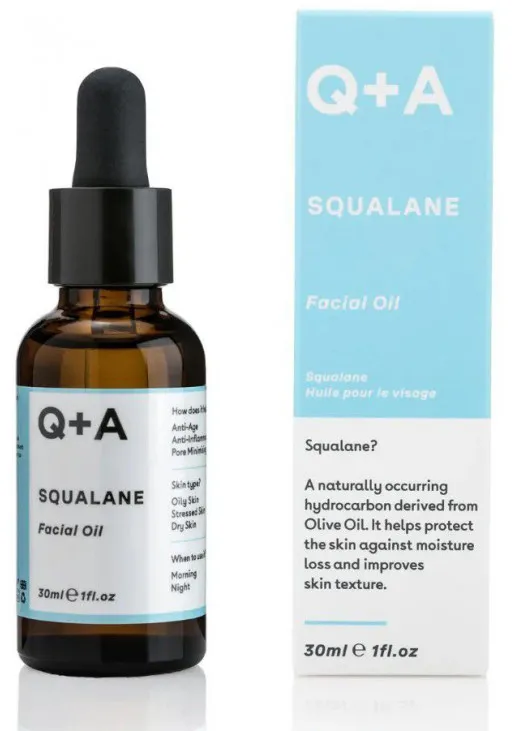 Q+A Cкваланова олія для обличчя Squalane Facial Oil - фото 1