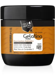 Купить Real Natura Капиллярный гель-желатин для волос Gelatina Capilar Pro-Cachos Definidos выгодная цена