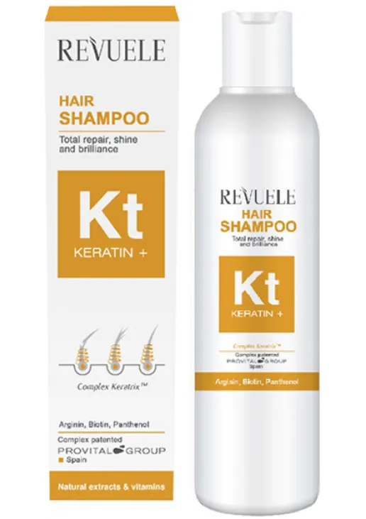 Шампунь для волосся Keratin+ Shampoo For Hair - фото 1