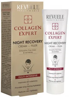 Нічний відновлюючий крем-філер Collagen Expert Night Cream-Filler за ціною 112₴  у категорії Філер для обличчя