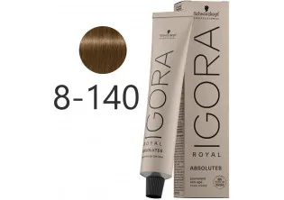 Фарба для сивого волосся світло-руса сандре бежева Absolutes Permanent Anti-Age Color Creme 8-140 за ціною 467₴  у категорії Переглянуті товари