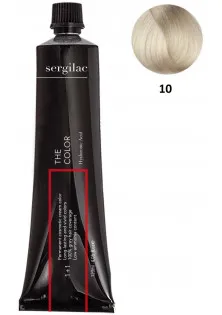 Крем-фарба для волосся Sergilac №10 супер світлий блонд за ціною 100₴  у категорії Фарба для волосся Тип шкіри голови Усі типи шкіри