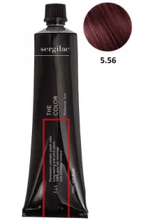 Крем-фарба для волосся Sergilac №5.56 світло-коричневий червоний махагон в Україні