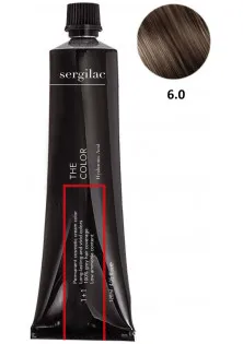 Крем-фарба для волосся Sergilac №6.0 темний блонд натуральний за ціною 315₴  у категорії Косметика для волосся Класифікація Професійна