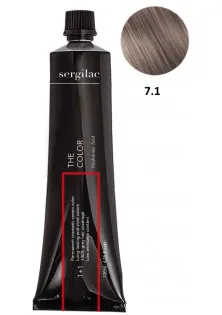 Крем-фарба для волосся Sergilac №7.1 блонд попелястий за ціною 300₴  у категорії Фарба для волосся Країна виробництва Іспанія