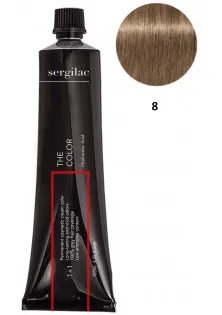 Крем-краска для волос Sergilac №8 светлый блонд по цене 300₴  в категории Косметика для волос Страна производства Испания