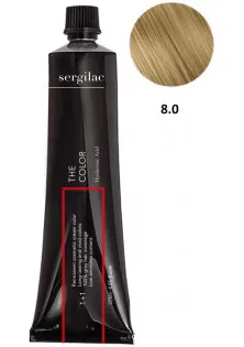 Крем-краска для волос Sergilac №8.0 светный блонд натуральный в Украине