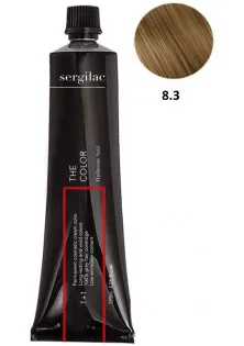 Крем-фарба для волосся Sergilac №8.3 світлий блонд золотистий за ціною 100₴  у категорії Косметика для волосся Класифікація Професійна