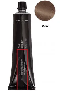Крем-фарба для волосся Sergilac №8.32 світлий блонд беж за ціною 315₴  у категорії Косметика для волосся Бренд Sergilac