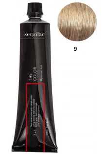Крем-фарба для волосся Sergilac №9 дуже світлий блонд за ціною 300₴  у категорії Фарба для волосся Бренд Sergilac Тип Крем-фарба для волосся