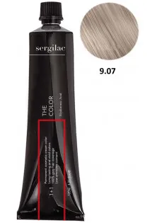 Крем-фарба для волосся Sergilac №9.07 дуже світлий блонд натуральний фіолет за ціною 300₴  у категорії Засоби для фарбування волосся