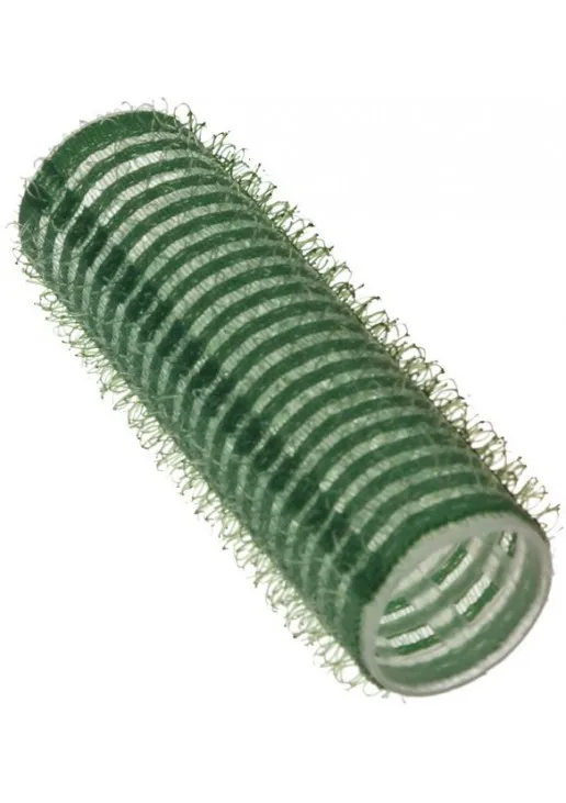Бигуди на липучке зеленые 21 мм - фото 1