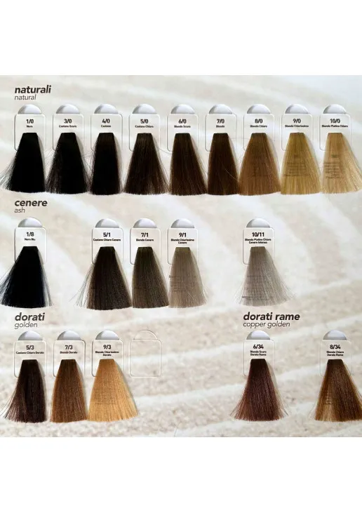 Безаміачна крем-фарба для волосся Русий Professional Hair Color №7/0 - фото 4