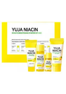 Набір міні-версій засобів для освітлення шкіри обличчя Yuja Niacin 30 Days Brightening Starter Kit за ціною 599₴  у категорії Some By Mi Призначення Проти запалень