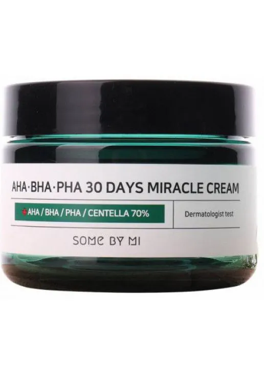 Кислотный крем для проблемной кожи AHA BHA PHA 30 Days Miracle Cream - фото 1