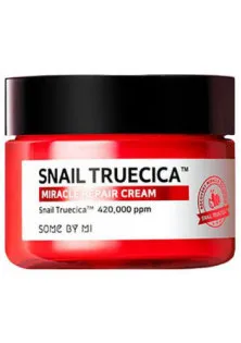 Восстанавливающий крем с муцином улитки и керамидами Snail Truecica Miracle Repair Cream по цене 670₴  в категории Some By Mi Объем 60 гр
