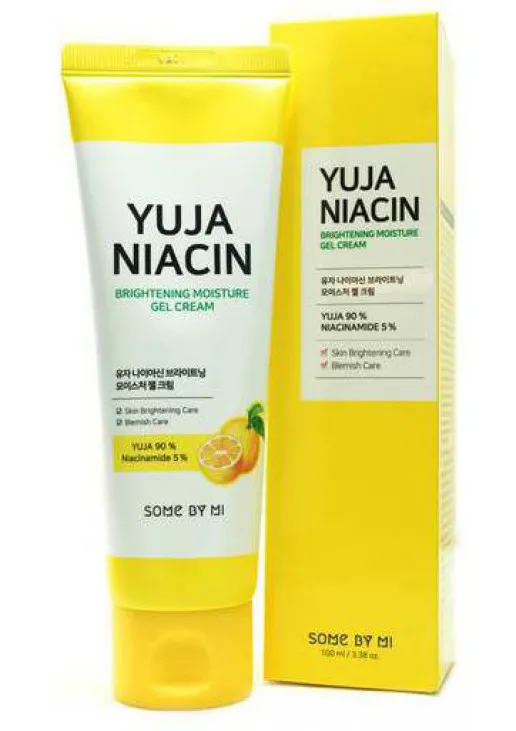 Гель для освітлення шкіри обличчя з юдзу Yuja Niacin Brightening Moisture Gel Cream - фото 1