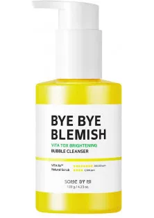 Киснева пінка-маска для освітлення шкіри обличчя Bye Bye Blemish Vita Tox Brightening Bubble Cleanser за ціною 428₴  у категорії Засоби для вмивання Об `єм 120 мл