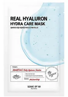 Тканинна маска із гіалуроном Real Hyaluron Hydra Care Mask за ціною 38₴  у категорії Маски для обличчя Some By Mi