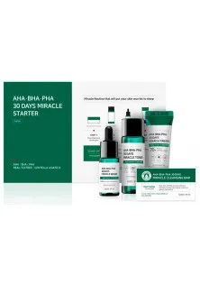 Купити Some By Mi Набір міні-версій для лікування шкіри від прищів з кислотами AHA BHA PHA 30 Days Miracle Starter Mini Kit вигідна ціна