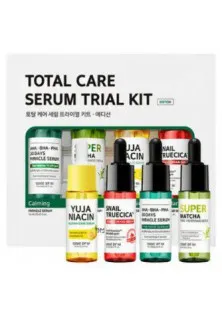 Набор миниатюрных сывороток Total Care Serum Trial Kit по цене 650₴  в категории Косметика для лица Объем 4 шт
