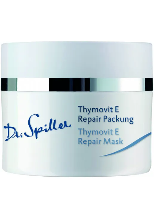 Відновлююча маска для комбінованої шкіри з чебрецем Thymovit E Repair Mask - фото 1