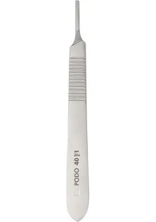Ручка для режущего подологического инструмента PP-40-1 по цене 125₴  в категории Влагостойкие сменные файлы для педикюра черные 12х4 см 180 грит