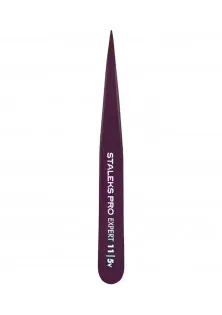 Пінцет для брів точковий фіолетовий TE-11-5v за ціною 210₴  у категорії Інструменти для брів та вій