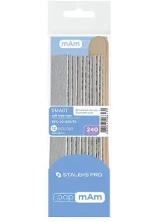 Купить Staleks PRO Сменные файлы для пилочки и деревянная основа PapmAm DFC-20-240-10 выгодная цена