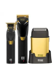 Парикмахерский набор для стрижки 3 в 1 Storm, Cooper, Shaver Pro Gold по цене 7505₴  в категории Техника для волос Тип Набор