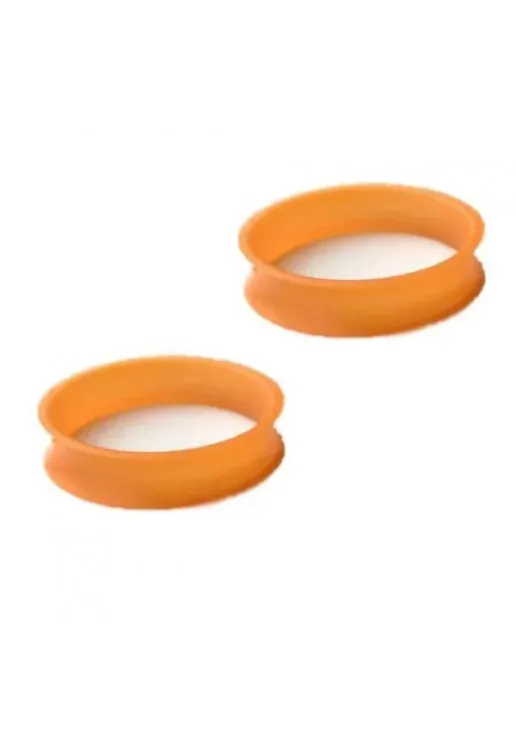 Оранжевые кольца для парикмахерских ножниц - фото 1