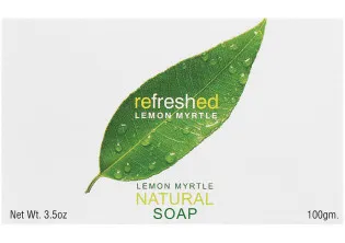 Натуральне освіжаюче мило Natural Soap на рослинній основі з олією лимонного мирта за ціною 150₴  у категорії Переглянуті товари