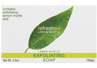 Натуральне відлущувальне мило Exfoliating Soap на рослинній основі з олією лимонного мирта за ціною 150₴  у категорії Переглянуті товари