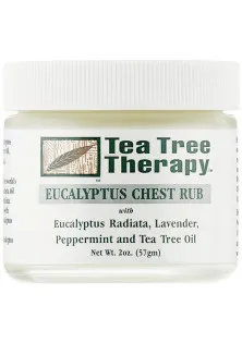 Протизастудний бальзам Eucalyptus Chest Rub для тіла з оліями за ціною 350₴  у категорії Косметика для тіла і ванни Призначення Антибактеріальне