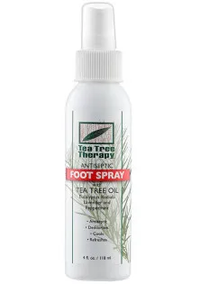 Антисептичний дезодоруючий спрей для ніг Antiseptic Foot Spray з олією чайного дерева за ціною 330₴  у категорії Косметика для тіла і ванни Бренд Tea Tree Therapy