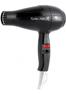 Фен для волосся Turbo 3400 XP Black за ціною 1440₴  у категорії Фен для стайлінгу